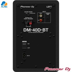 Pioneer DM-40D-BT, par de monitores de 4" con bluetooth