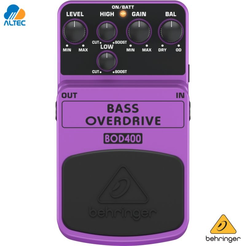 Behringer BOD400 - pedal para bajo BASS OVERDRIVE BOD400