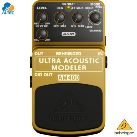 Behringer AM400 - pedal para guitarra ULTRA ACOUSTIC MODELER AM400