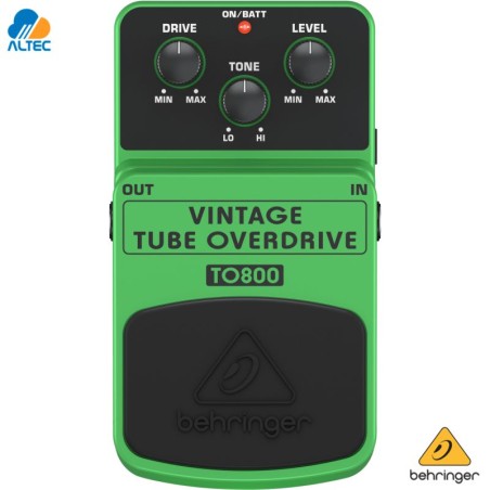 Behringer TO800 - pedal para guitarra VINTAGE TUBE OVERDRIVE TO800