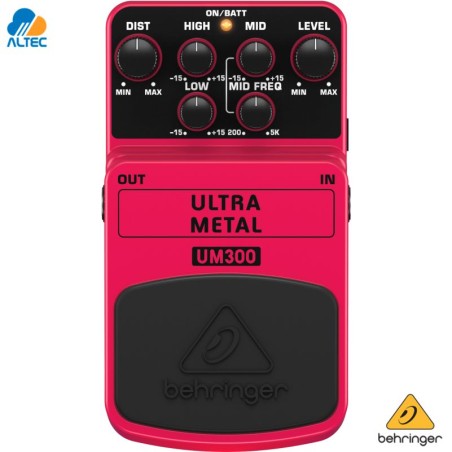 Behringer UM300 - pedal para guitarra ULTRA METAL