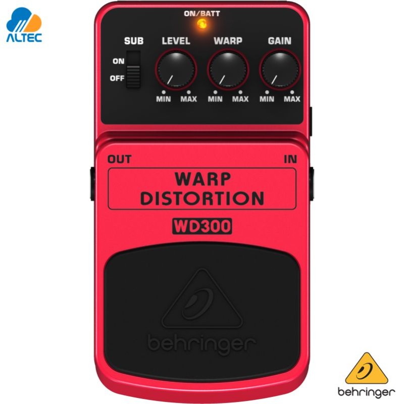 Behringer WD300 - pedal para guitarra WARP DISTORTION